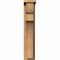 Ekena Millwork Yorktown Smooth Corbel w/Backplate, Western Red Cedar, 5 1/2"W x 12"D x 28"H COR06X12X28YOR01SWR - alternate 4